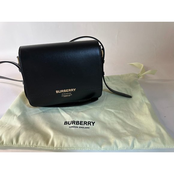BURBERRY GRACE SHOULDER BAG BLACK - Picture 10 of 12